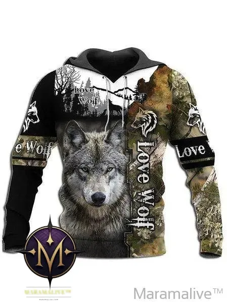 Men's Hoodie 3D Digital Printing Hoodie