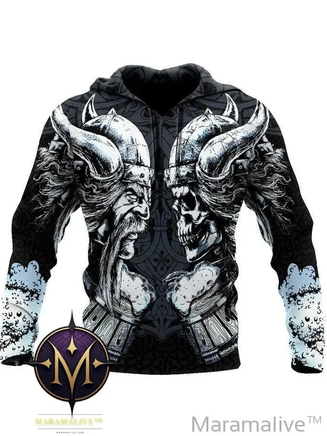 Men's Hoodie 3D Digital Printing Hoodie