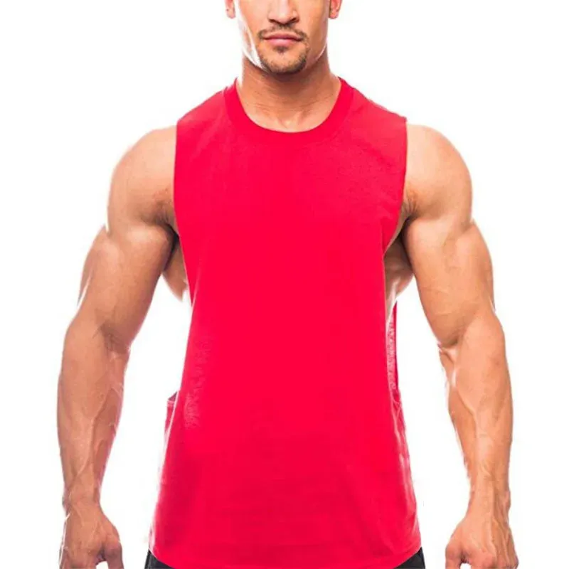 Mens Loose Open Side Tank Top