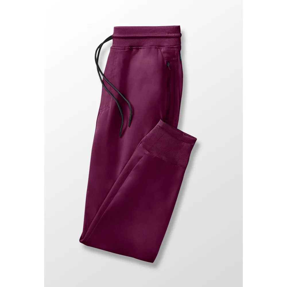 Men's Murphy Jogger Scrub Pant - Greys Anatomy Spandex Stretch Collection / Color - Wine / Fit - Regular / Sizes - XS, S, M, L, XL, 2XL, 3XL by Barco Uniforms