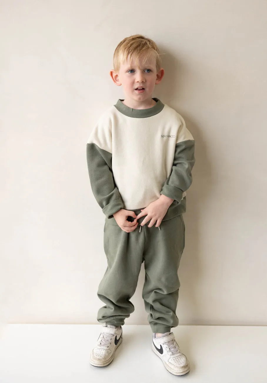 Miann & Co Kids - Fleece Cuffed Track Pants - Sage