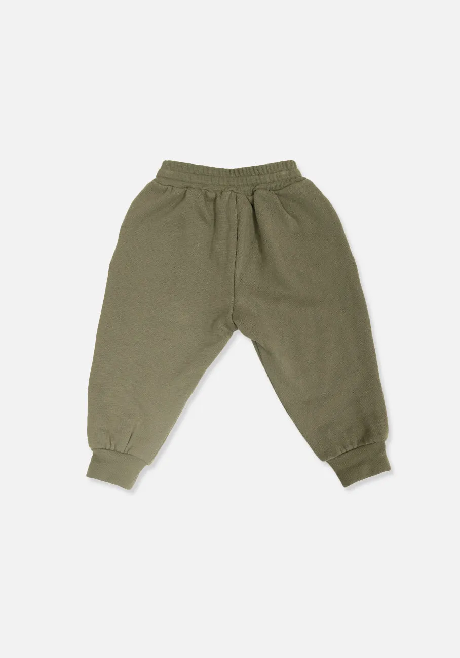 Miann & Co Kids - Fleece Cuffed Track Pants - Sage