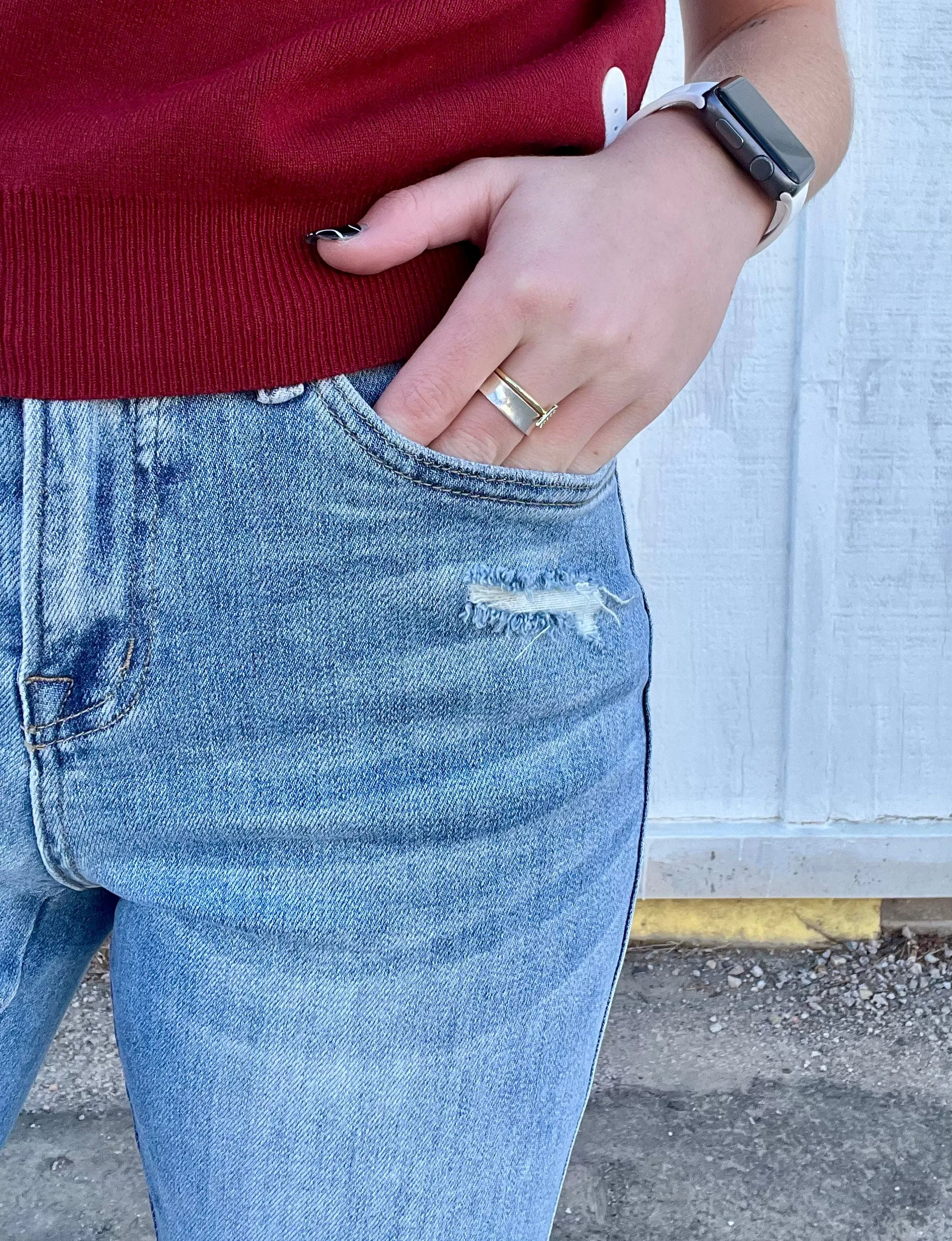 Mica HR Azul Straight