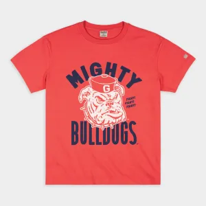 Mighty Bulldogs Vintage Gonzaga Fight Song Heavyweight Tee