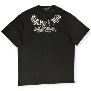 Milano Men Roberto Vino Vintage Washed Master Piece Tee (Black)
