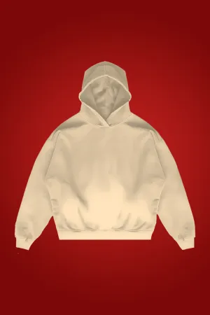[MINOR FAULT] CREAM OVERSIZED HOODIE