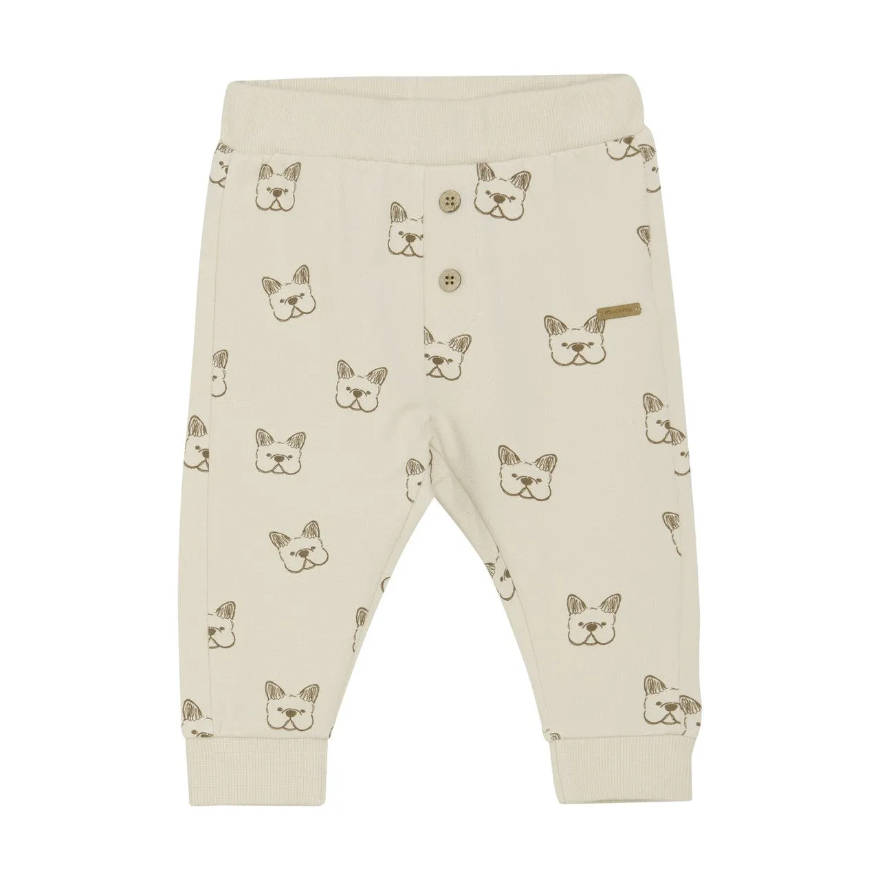 Minymo Sandshell Bulldog Print Sweatpants