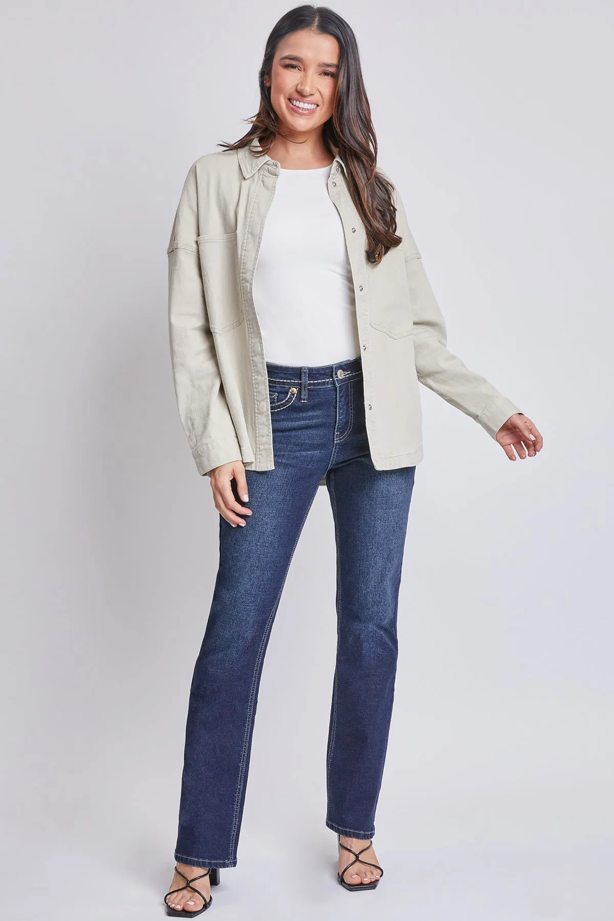 Missy Oversized Shacket with Front Patch Pockets, Pack of 6