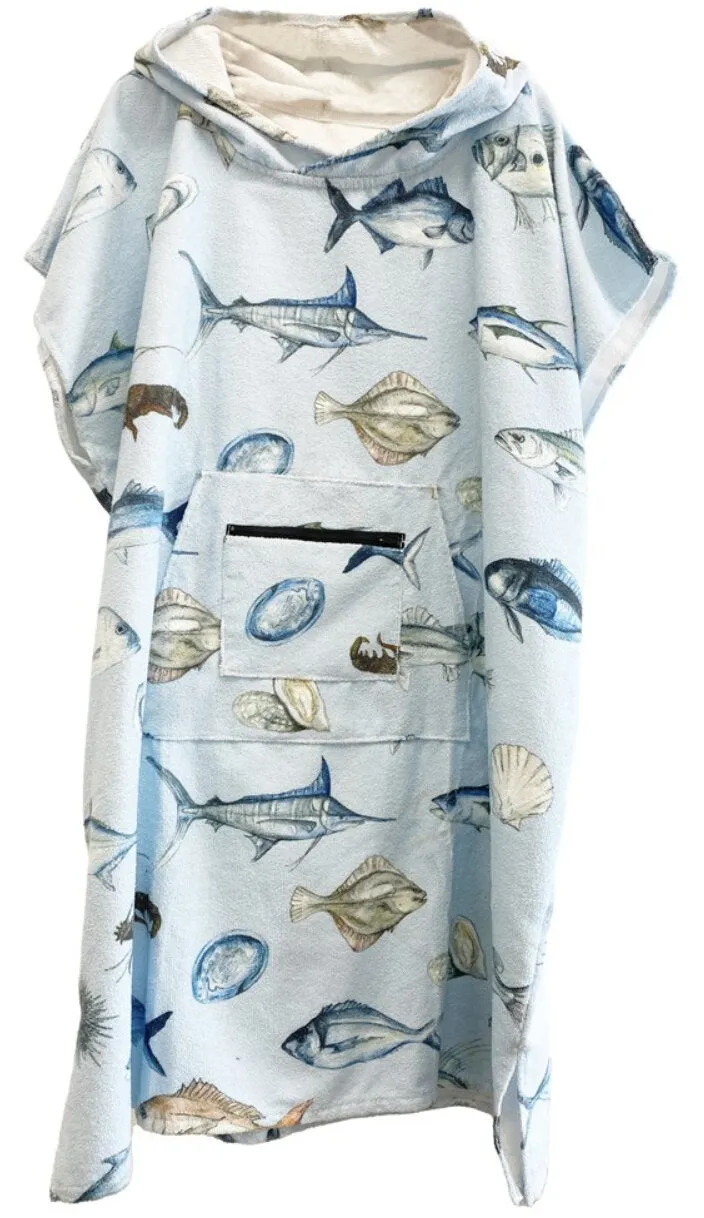 Moana Rd Towel Hoodie - Fishing Club