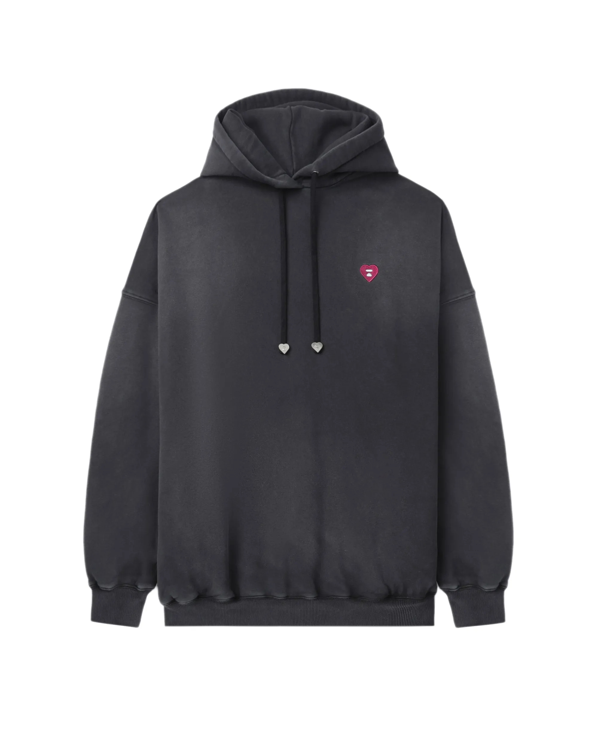 Moonface logo oversized hoodie