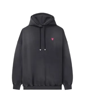 Moonface logo oversized hoodie