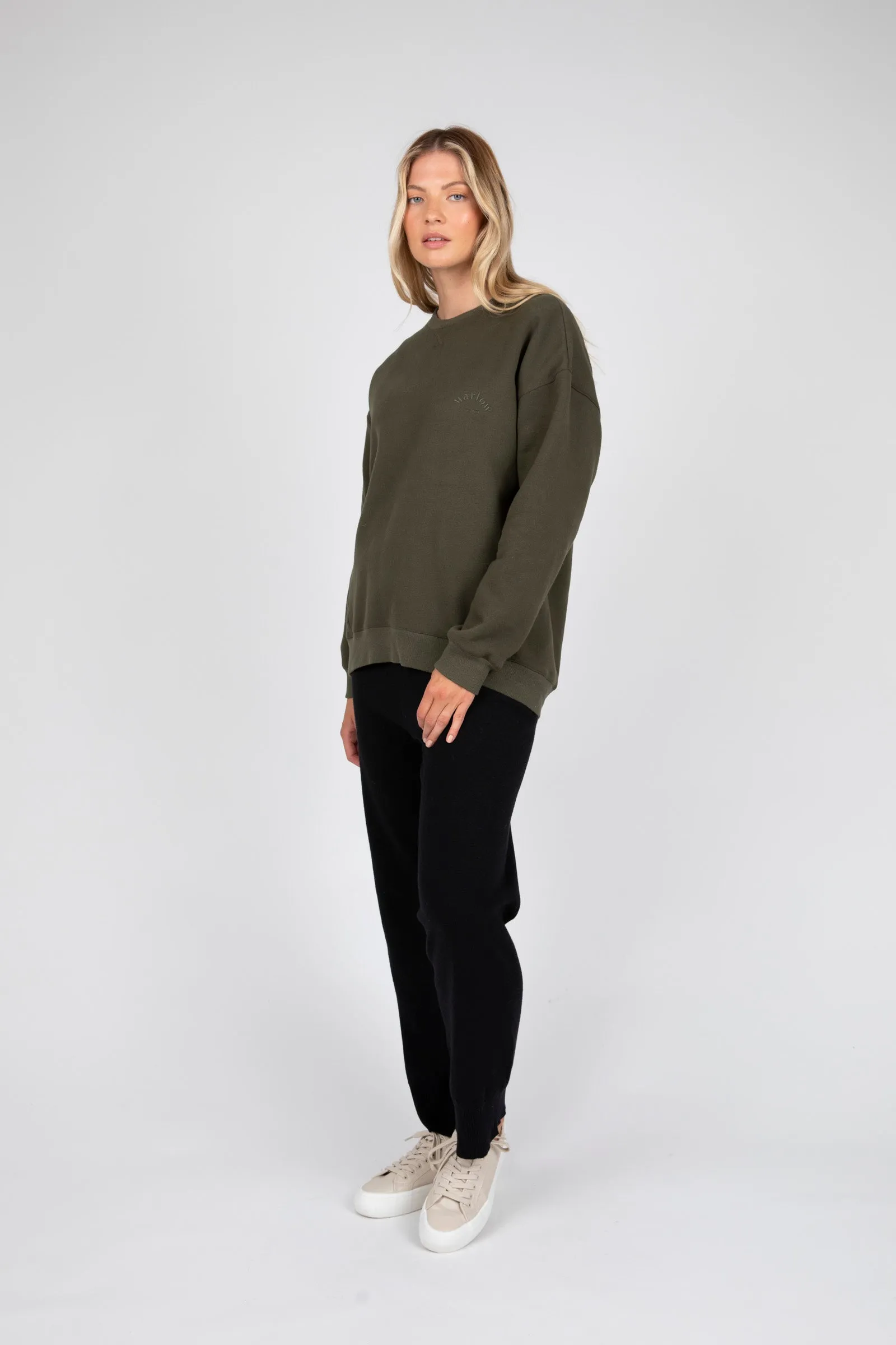 Morning Crew Neck Sweat - Cypress