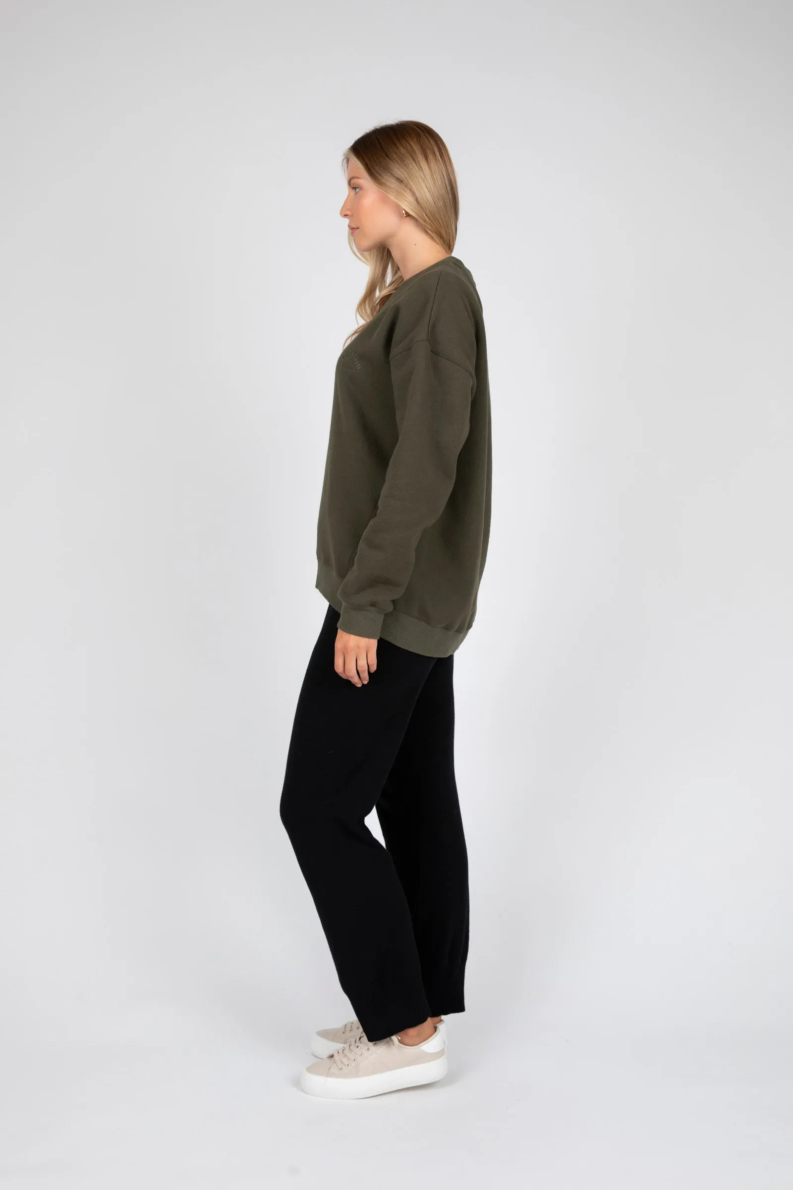 Morning Crew Neck Sweat - Cypress