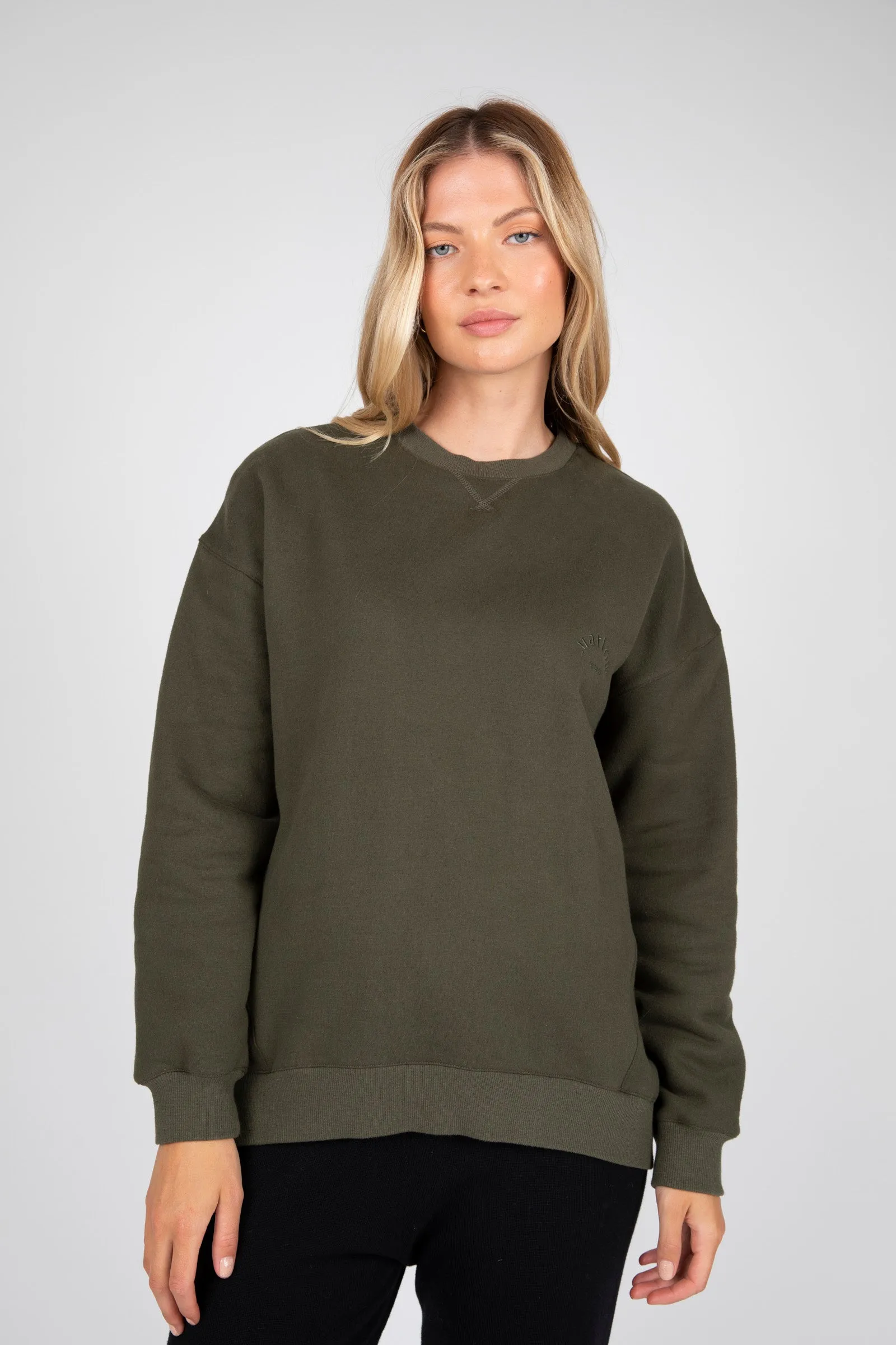 Morning Crew Neck Sweat - Cypress