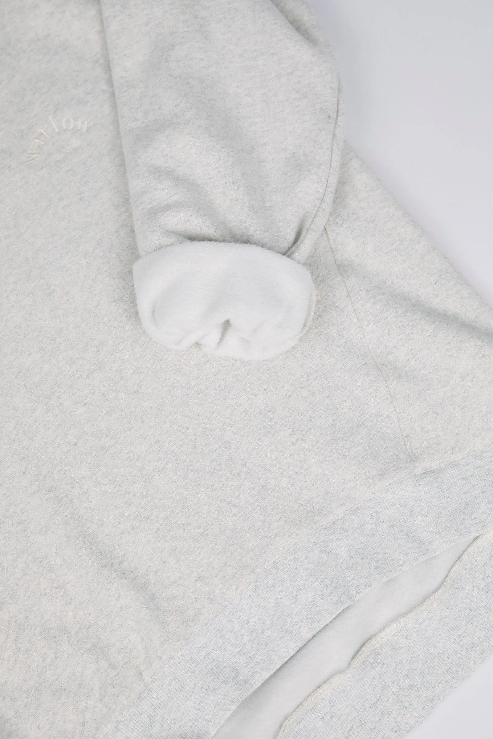 Morning Crew Neck Sweat - Fog Marle