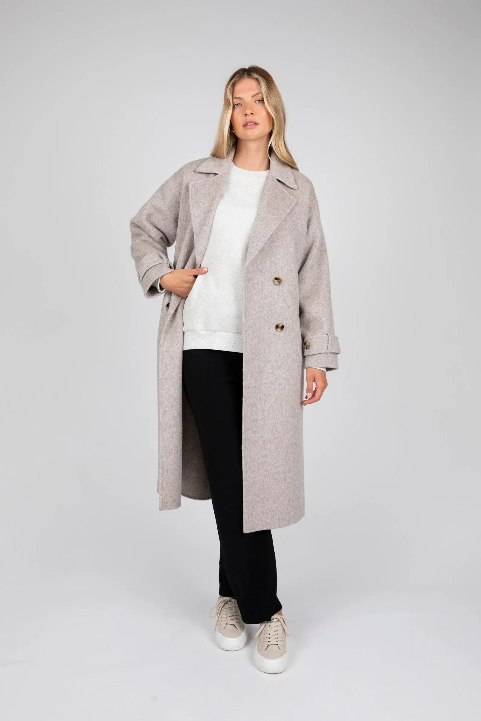 Morning Crew Neck Sweat - Fog Marle