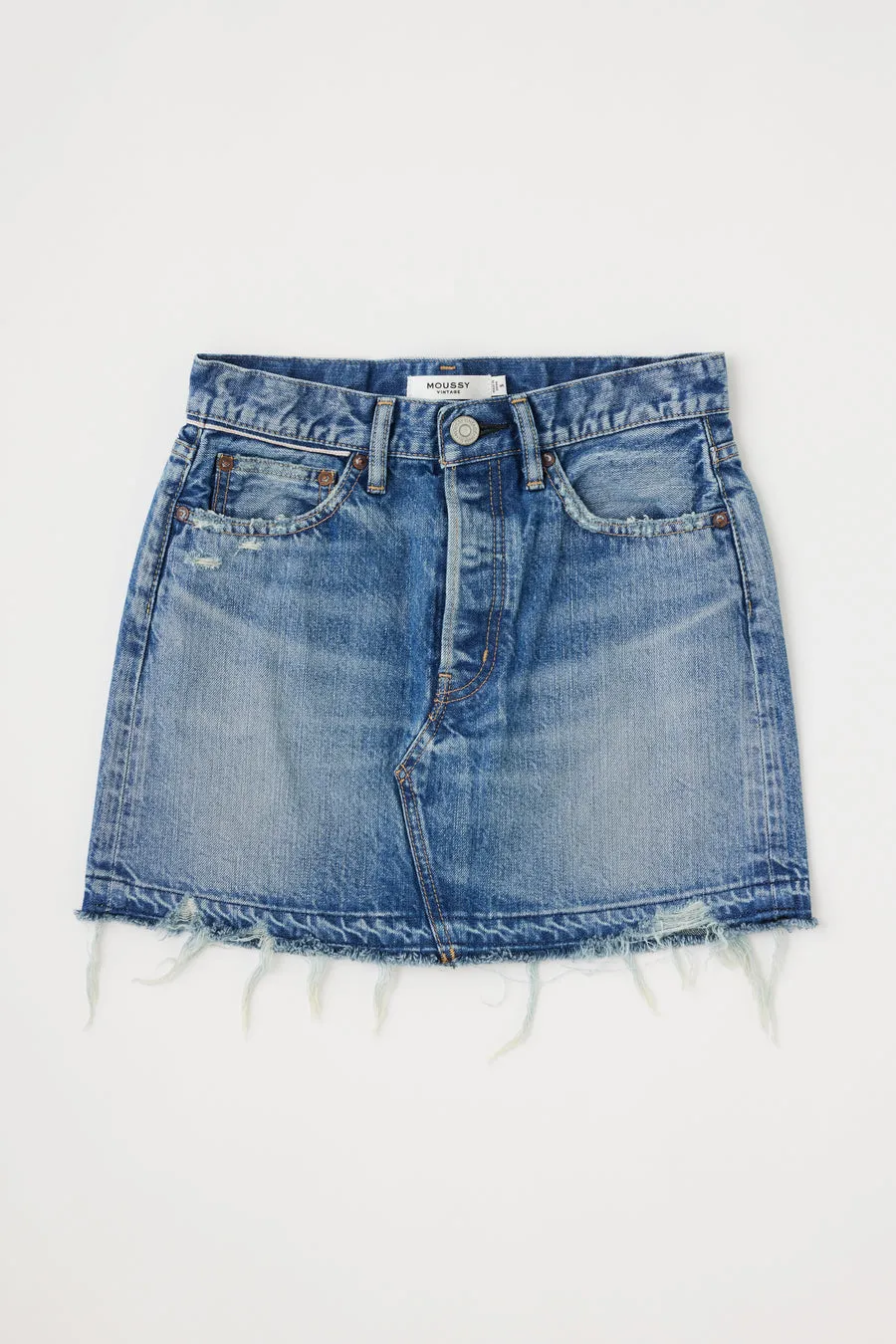 Moussy - Lincoya Mini Skirt - Blue