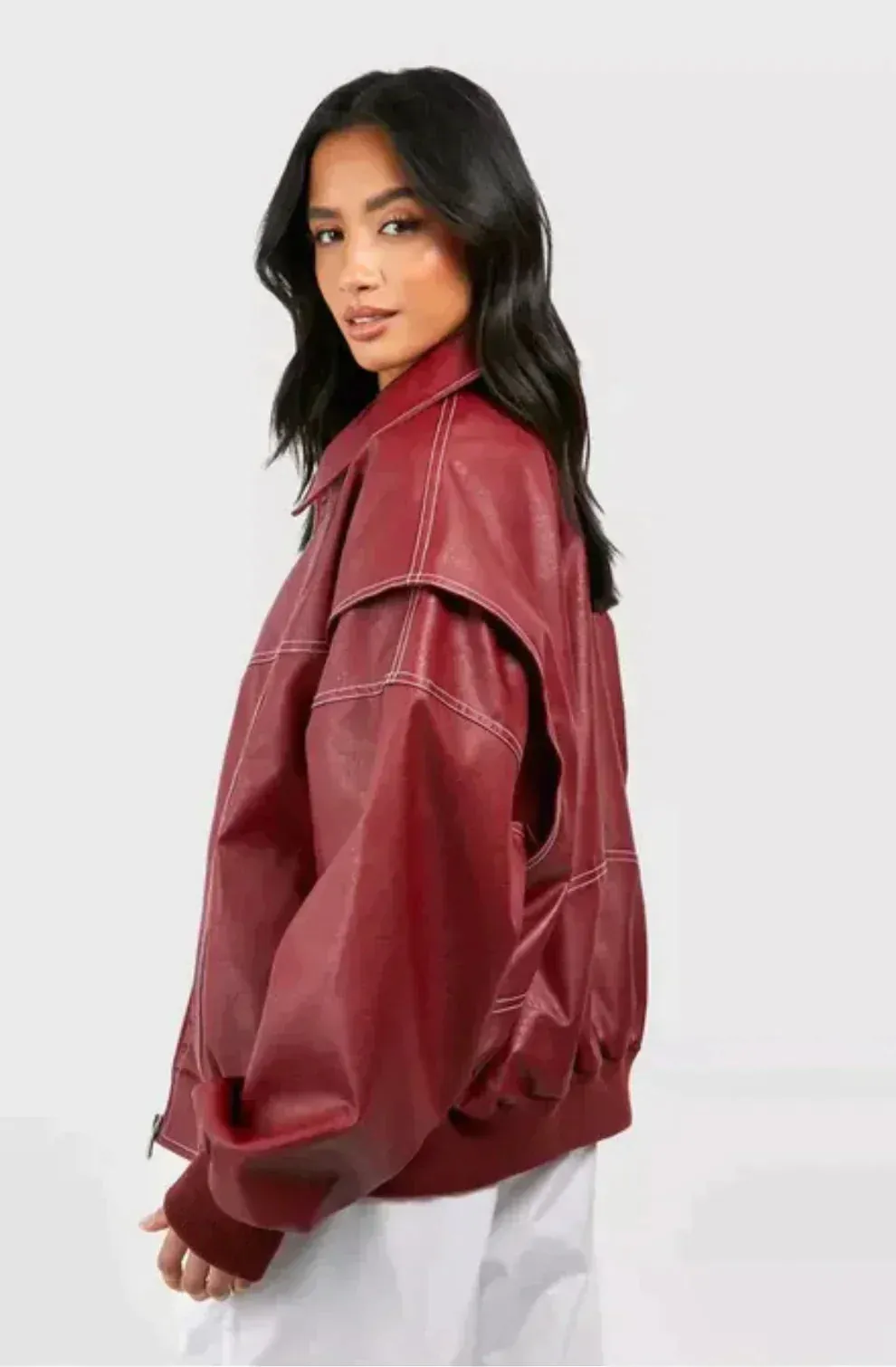 Moxie™ | Oversized Luxury Leather Jacket