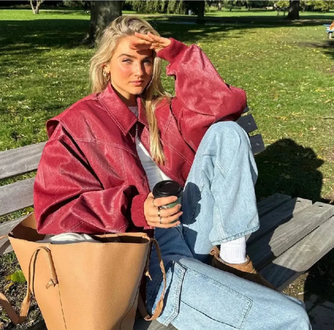 Moxie™ | Oversized Luxury Leather Jacket