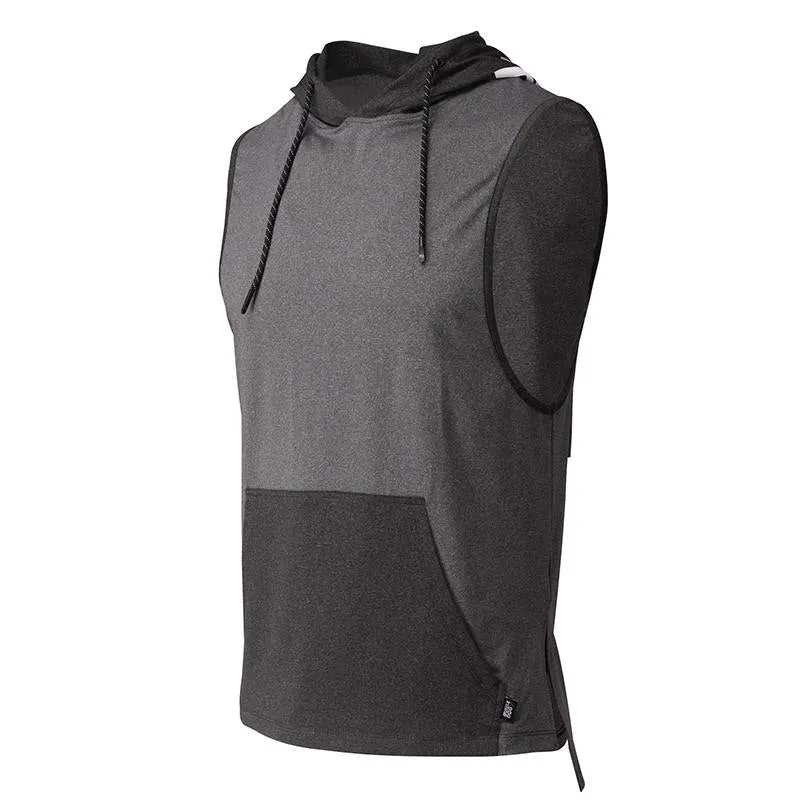 MuscleDog Graphic Sleeveless Hoodie