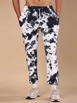 Nasa Black & White Tie Dye Joggers