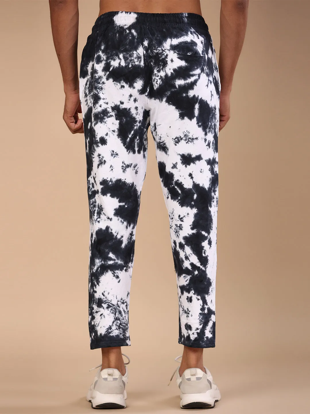 Nasa Black & White Tie Dye Joggers