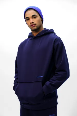 Navy Blue Wear A Hug Oversized Hoodie