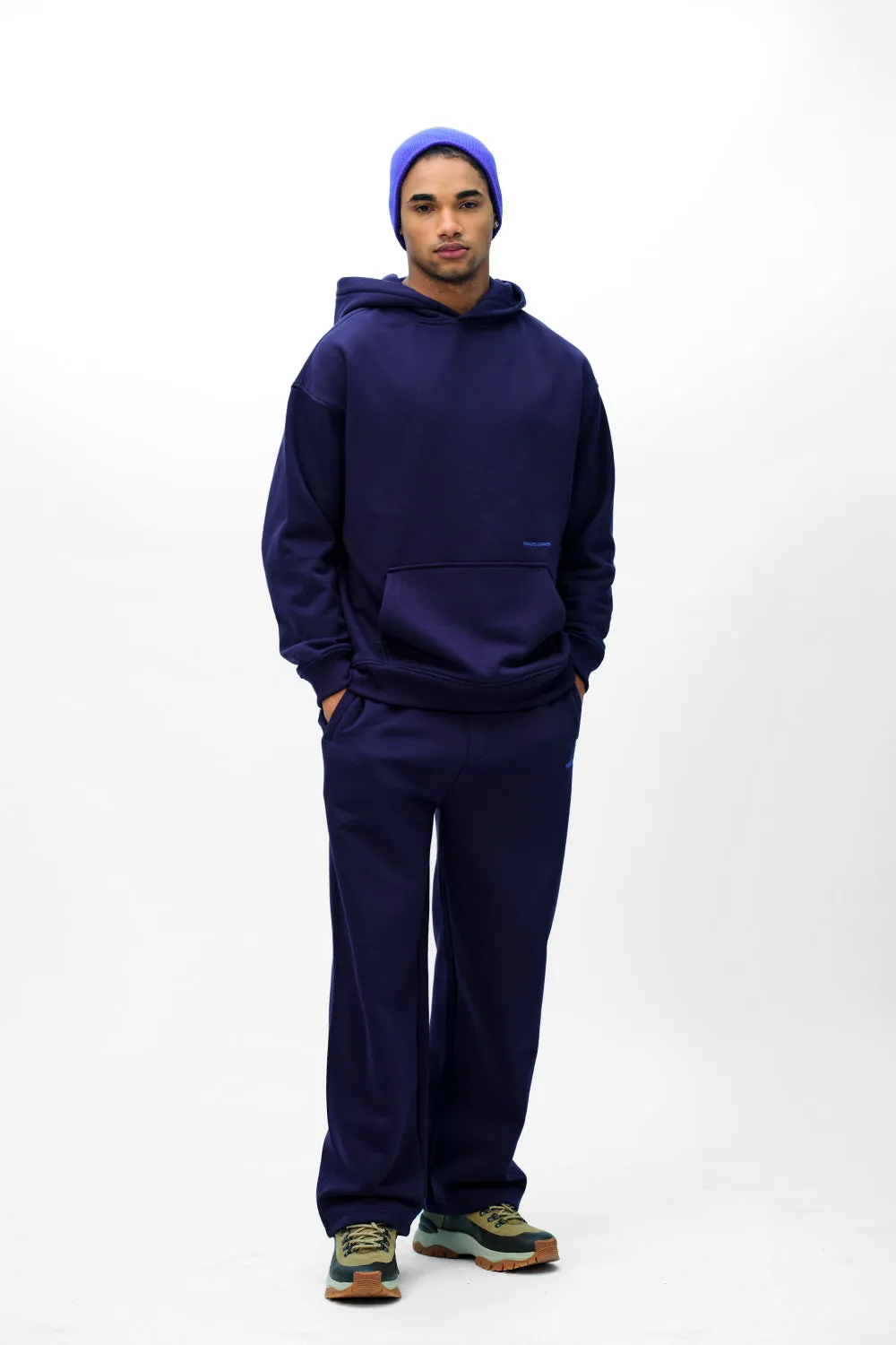 Navy Blue Wear A Hug Oversized Hoodie