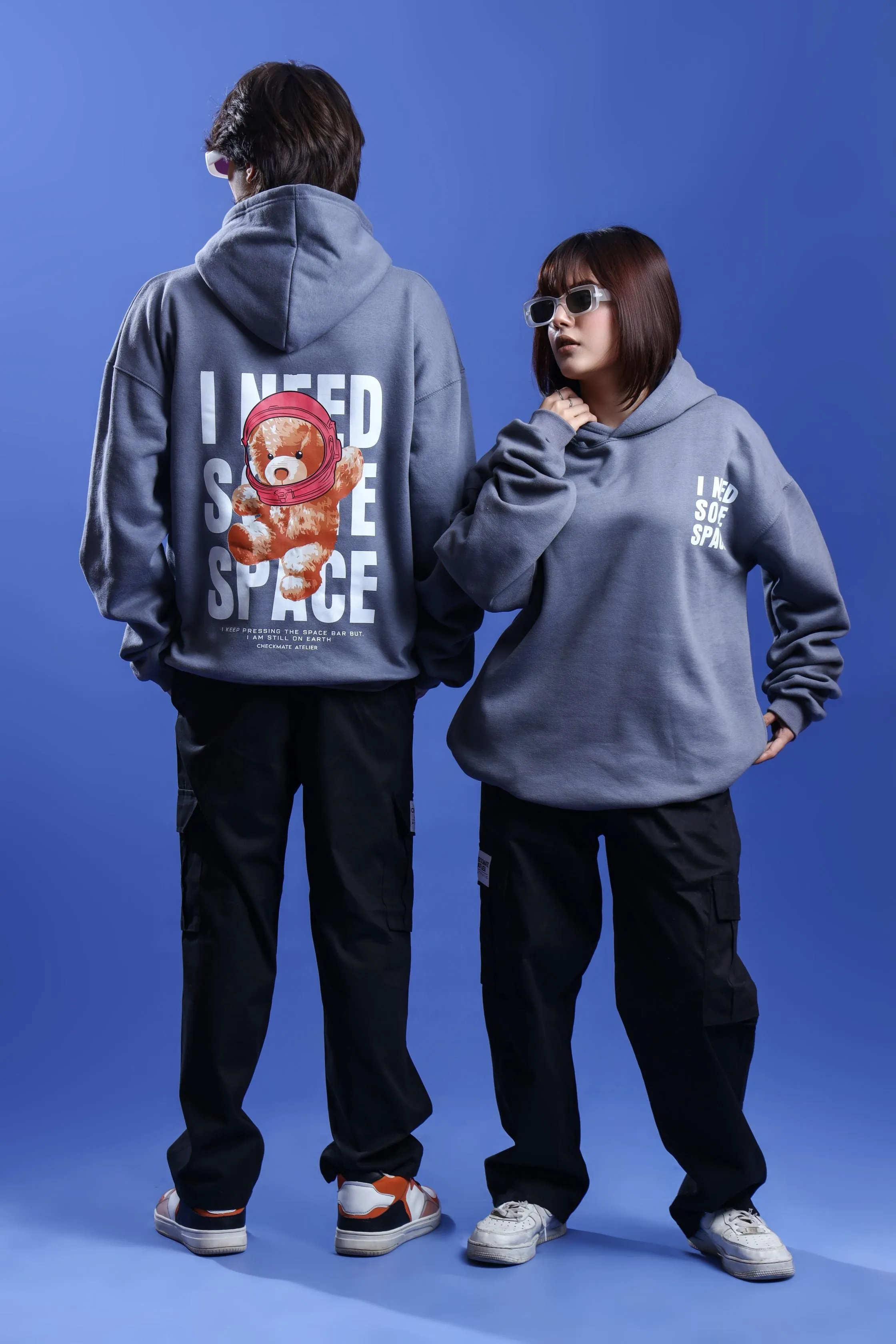 NEED SPACE OVERSIZED HOODIE