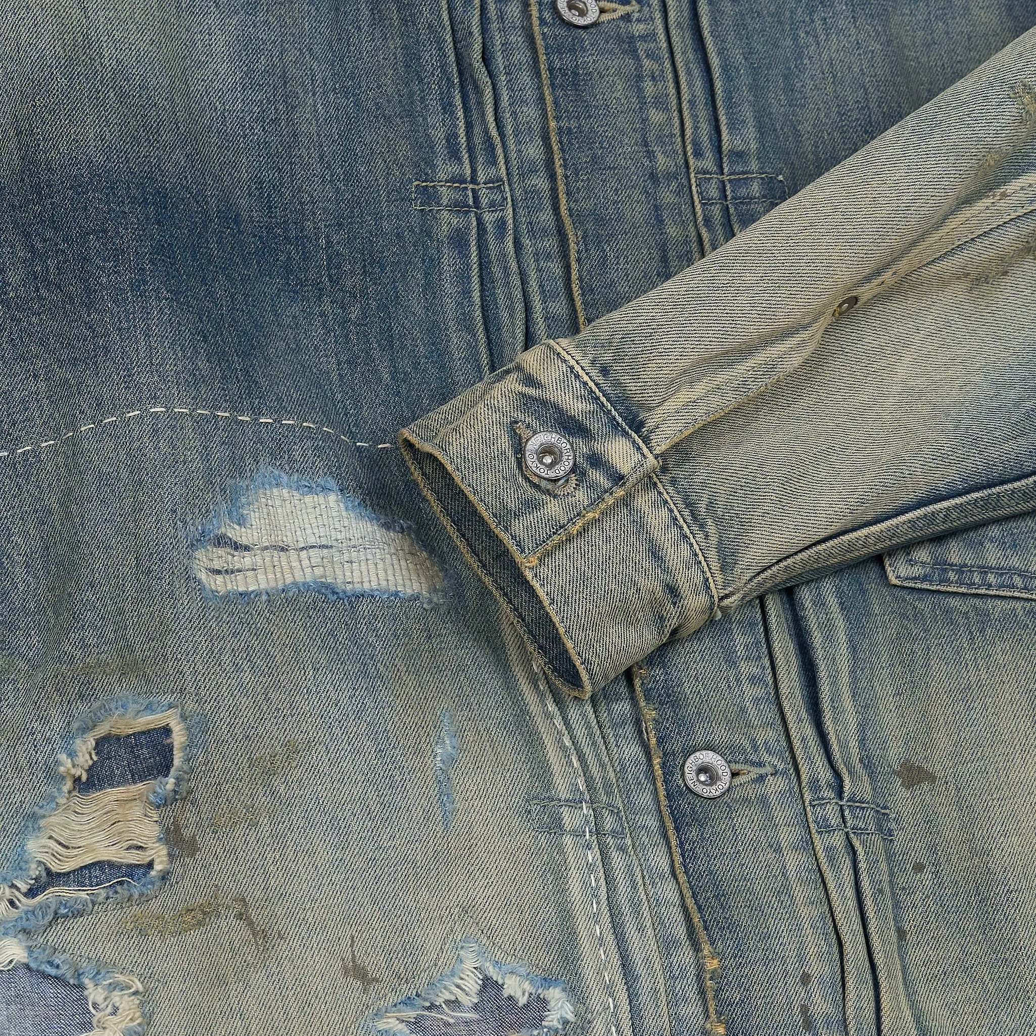 Neighborhood Denim Savage Typed 1 Denim Jacket