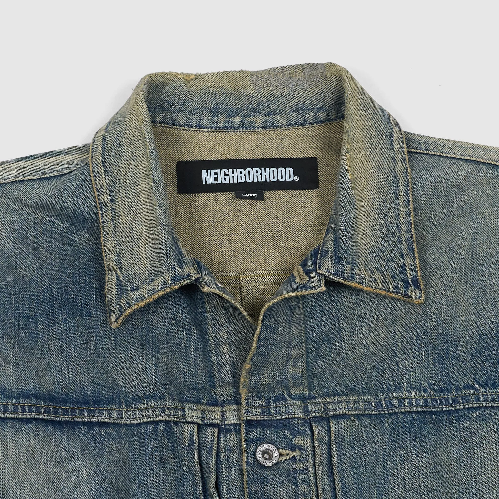 Neighborhood Denim Savage Typed 1 Denim Jacket
