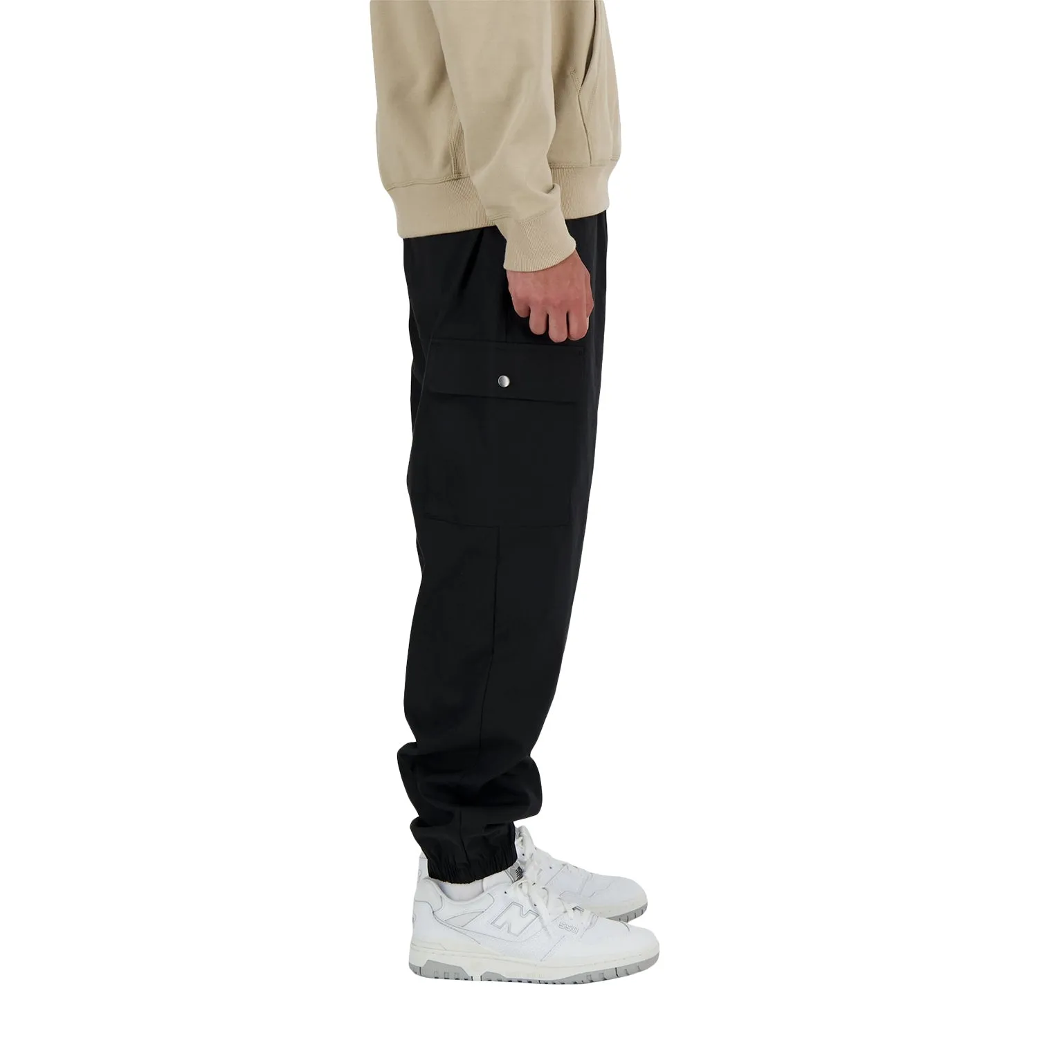 New Balance Men Twill Cargo Jogger Black MP41579-BLK