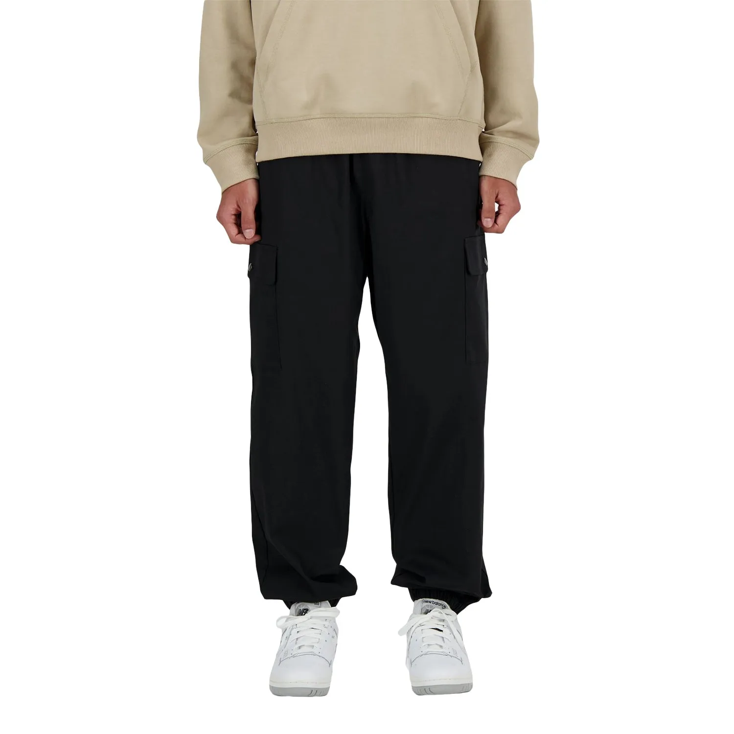 New Balance Men Twill Cargo Jogger Black MP41579-BLK