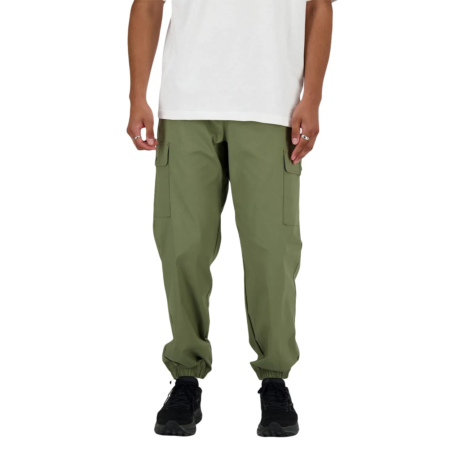 New Balance Men Twill Cargo Jogger Dark Olive MP41579-DEK