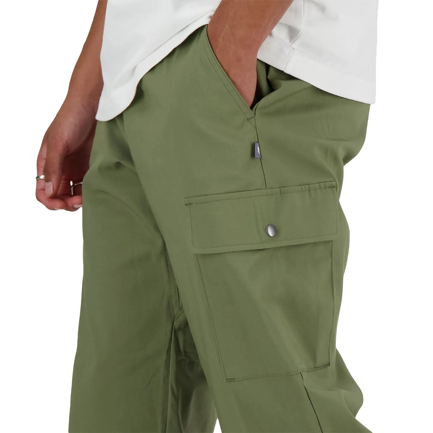 New Balance Men Twill Cargo Jogger Dark Olive MP41579-DEK
