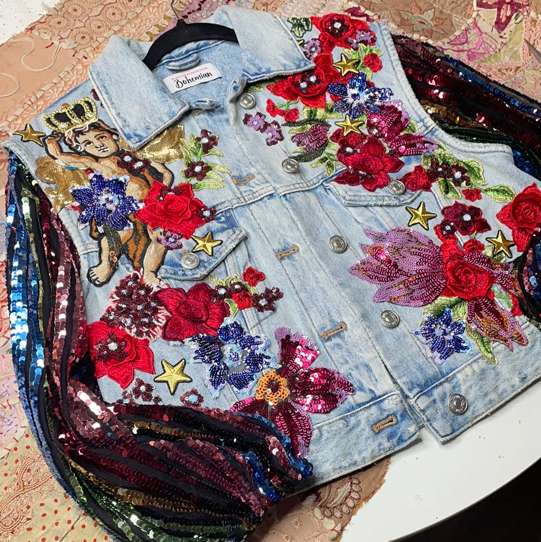New Vest/Jacket Angels Blessed (removable sleeves)