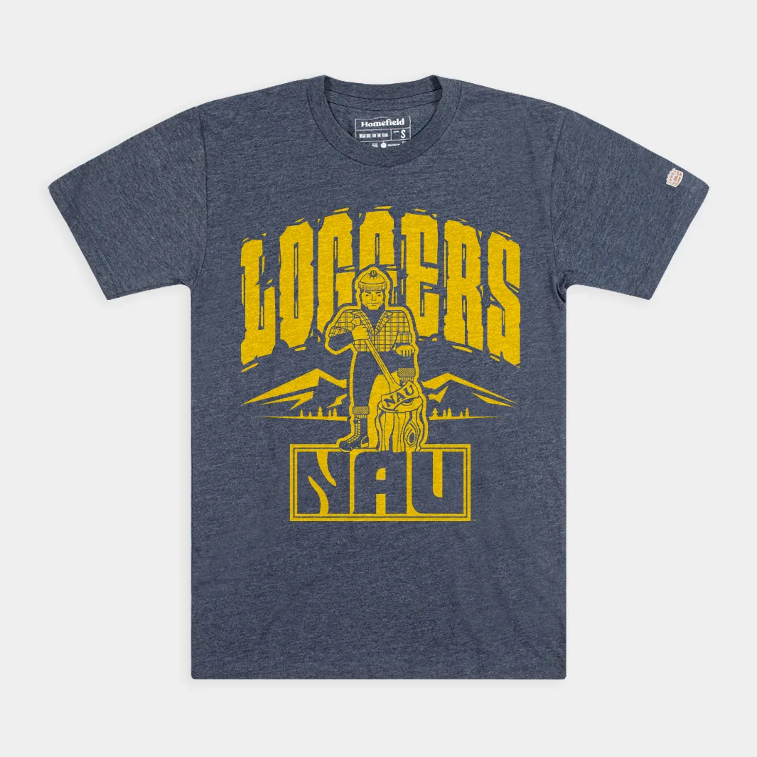 Northern Arizona Lumberjacks Retro Logo Loggers Tee