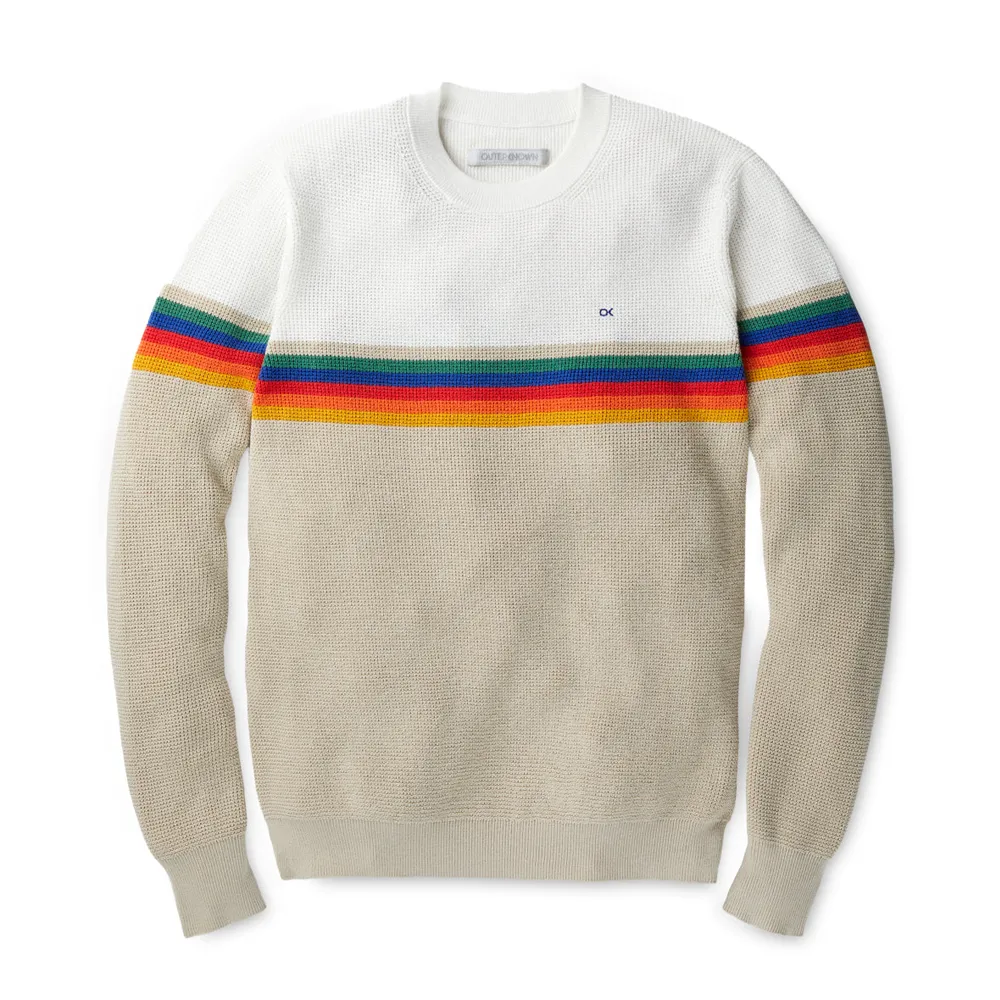 Nostalgic Sweater | Oatmeal Rainbow