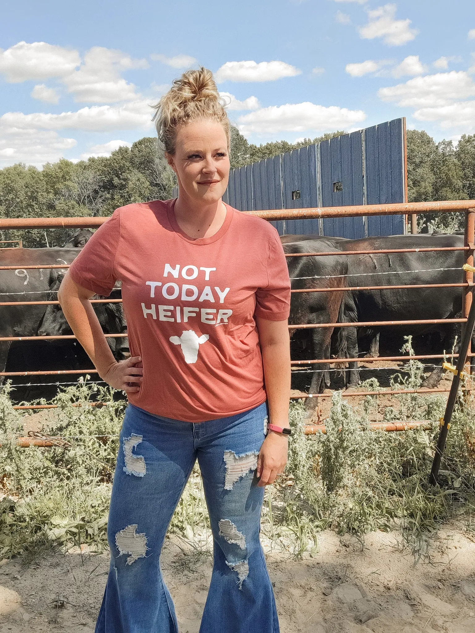 Not Today Heifer Tee