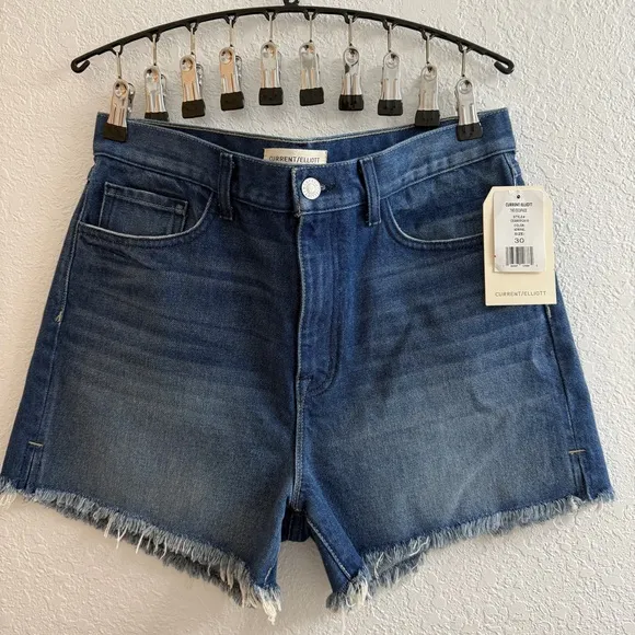 NWT Current/Elliott The Escapade Mid Rise Short Sz 30