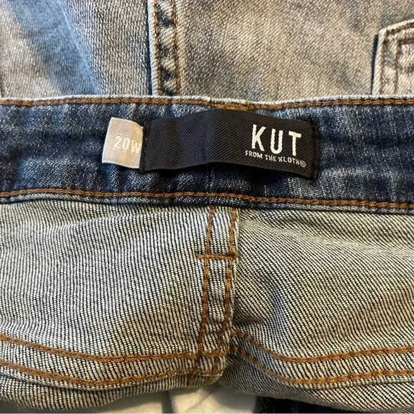 NWT Kut From The Kloth High Rise Gidget Fray Short Size 20W
