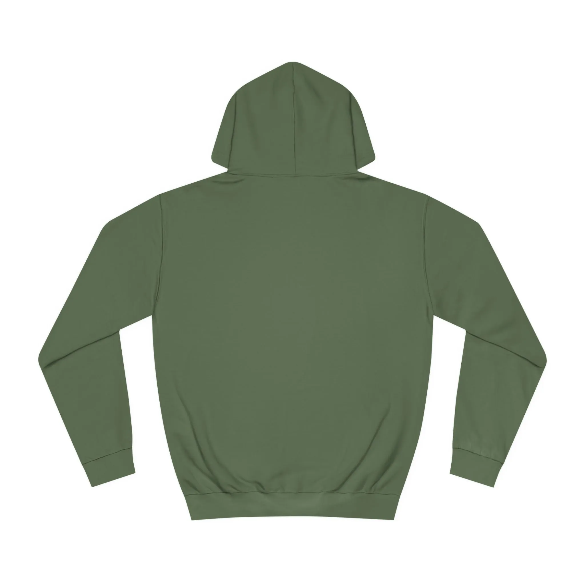Okauchee Lake Compass Rose with golden logo back Medium Weight Hoodie