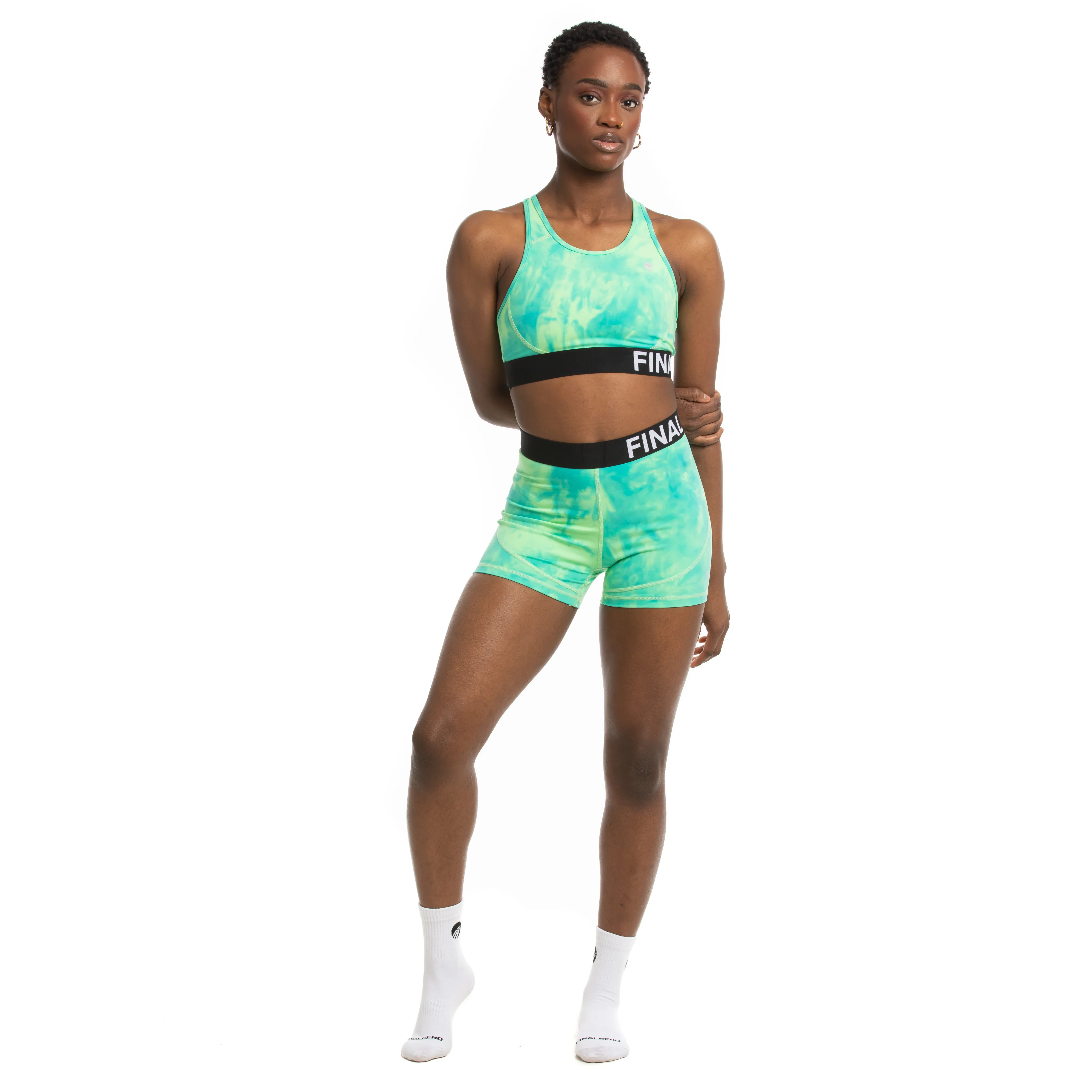 On Track Sports Bra - Tie Dye