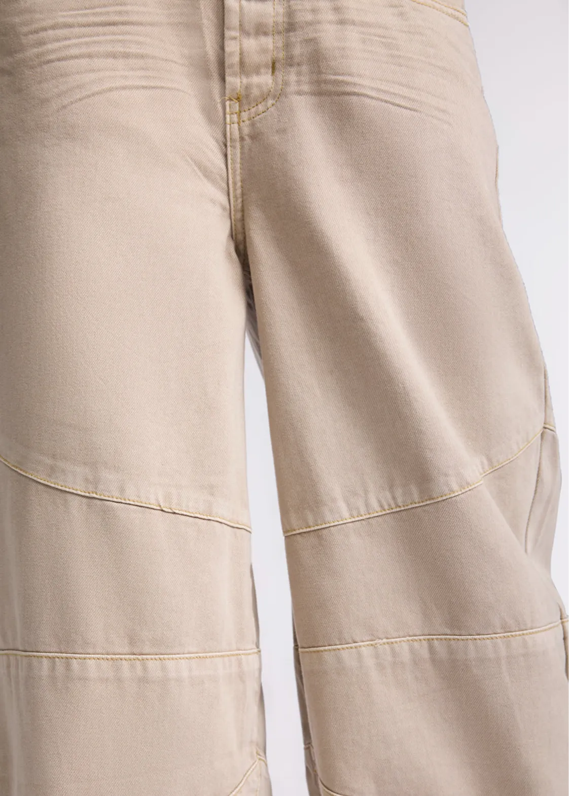 ONE TEASPOON Dove Barrel Mid Waist Denim Jeans - Stone