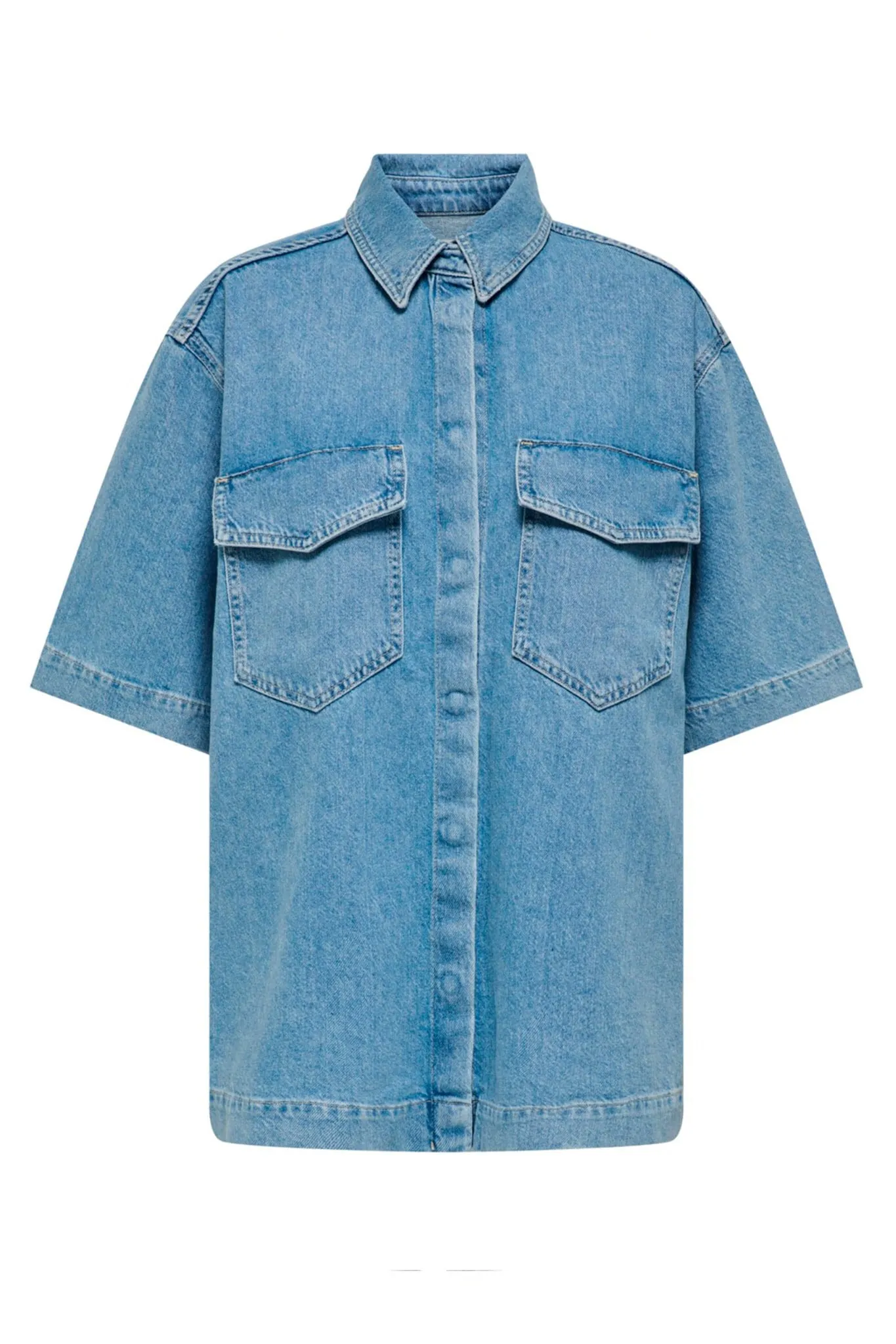 ONLSophie Oversized Skjorte - Lyseblå Denim