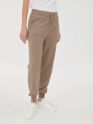 Organic Cashmere Colour Cuffed Jogger