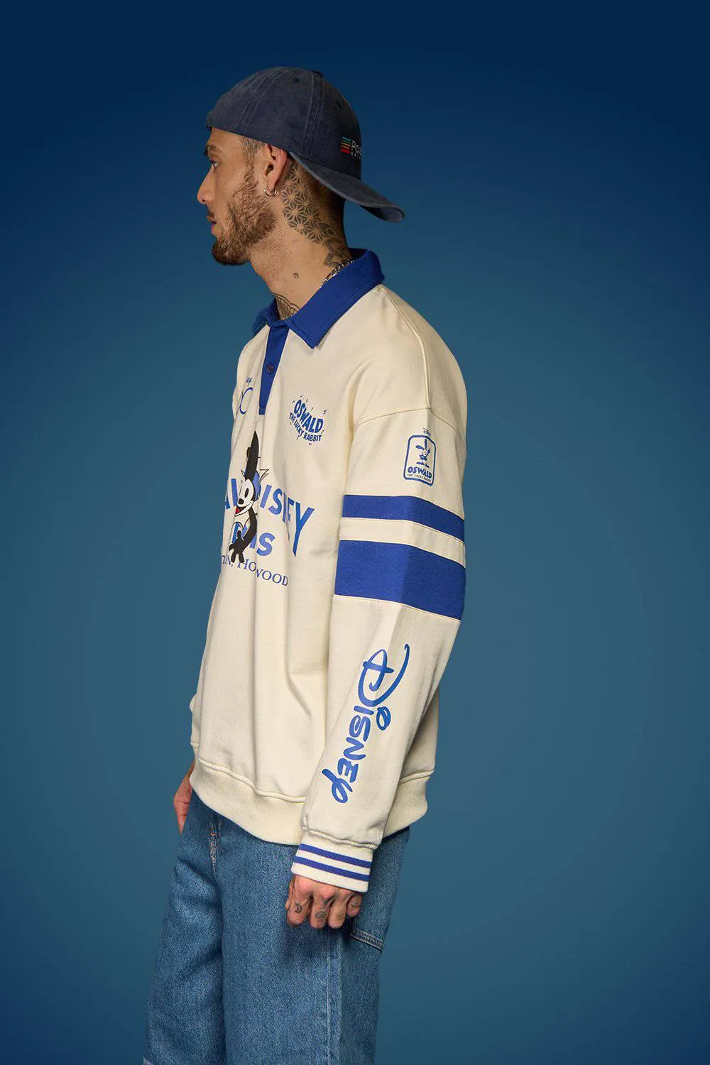 Oswald Oversized Collared Sweatshirt