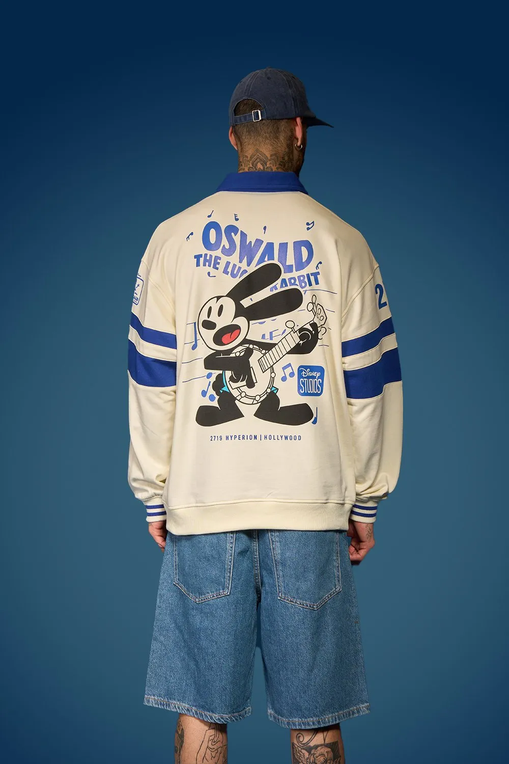 Oswald Oversized Collared Sweatshirt