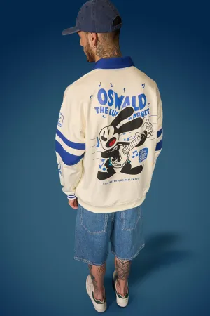 Oswald Oversized Collared Sweatshirt