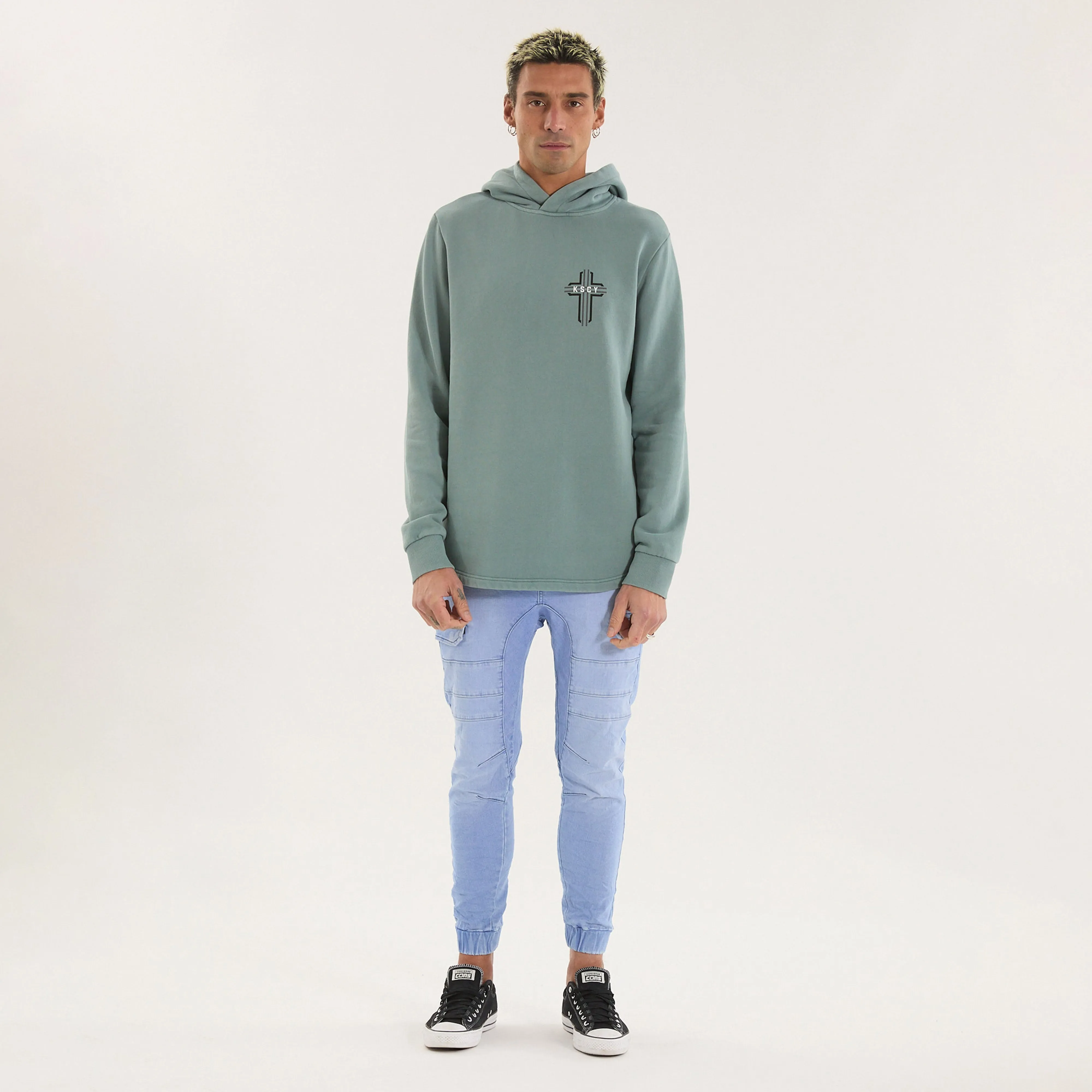 Outpost Dual Curved Hoodie Pigment Trooper